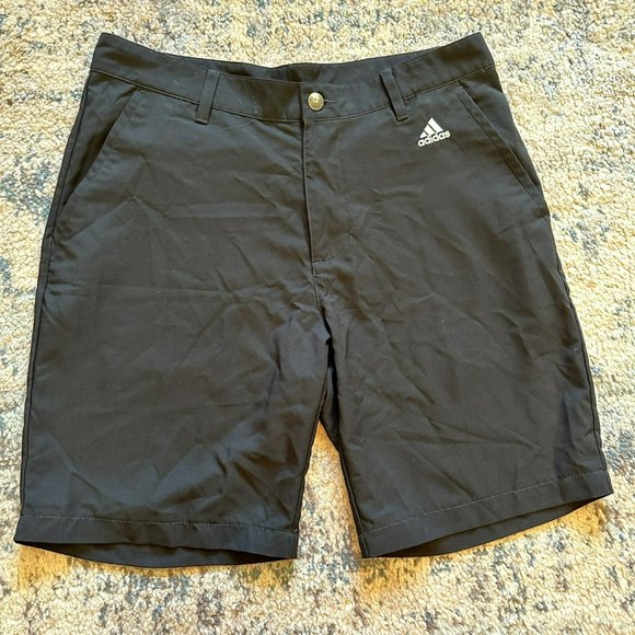 adidas Other - Adidas | Golf Climalite Stretch 3 Stripe Black Shorts Mens 32 8.5" Inseam Light